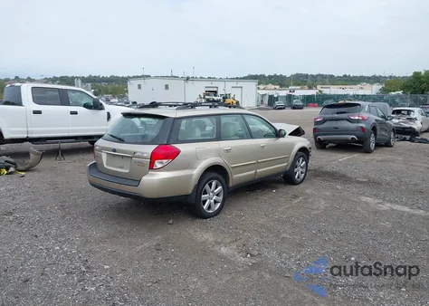 2008 Subaru Outback 2.5I Limited/2.5I Limited L.l. Bean Edition z USA, uszkodzony, nr VIN 4S4BP62C187354400